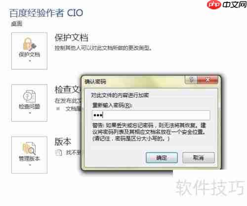 Office 2013加密技巧全解析