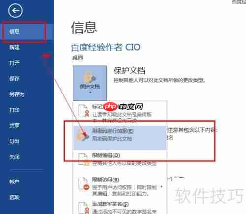 Office 2013加密技巧全解析