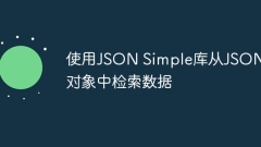 Retrieve data from JSON objects using JSON Simple library