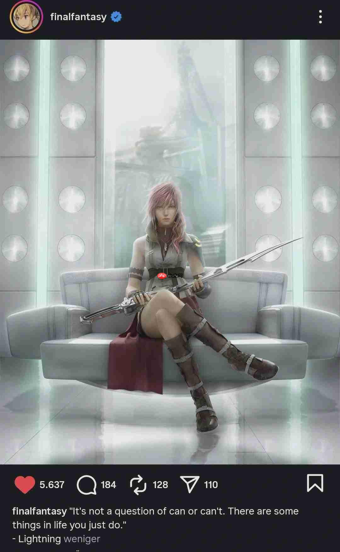 重制要来了?se发布《最终幻想13》主角海报引热议