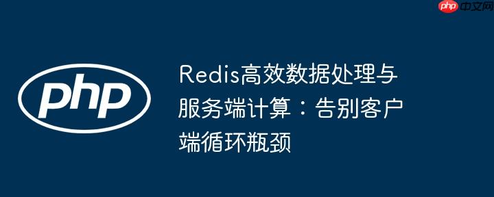 Redis高效数据处理与服务端计算：告别客户端循环瓶颈