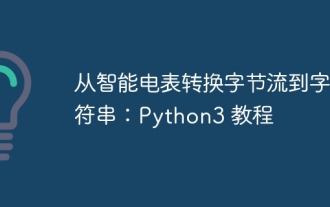 Konvertieren von Byte -Streams von Smart Meter zu String: Python3 Tutorial