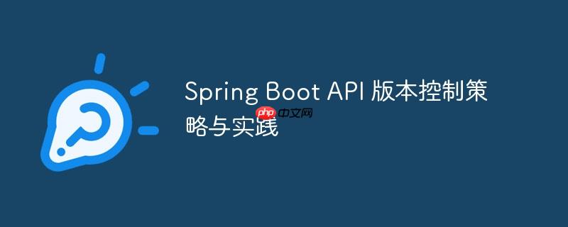 Spring Boot API 版本控制策略与实践