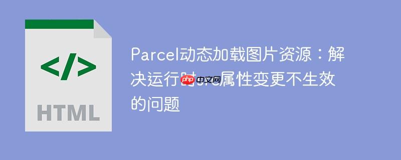 Parcel动态加载图片资源：解决运行时src属性变更不生效的问题-小浪学习网