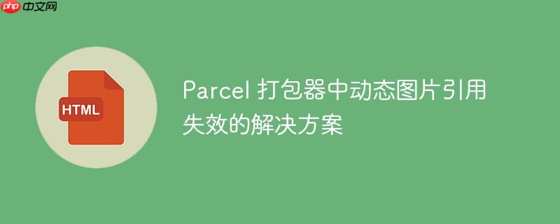 Parcel 打包器中动态图片引用失效的解决方案