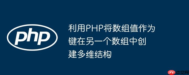 利用PHP将数组值作为键在另一个数组中创建多维结构-小浪学习网