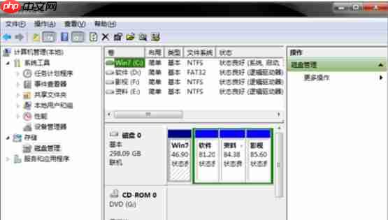电脑硬盘怎么分区?