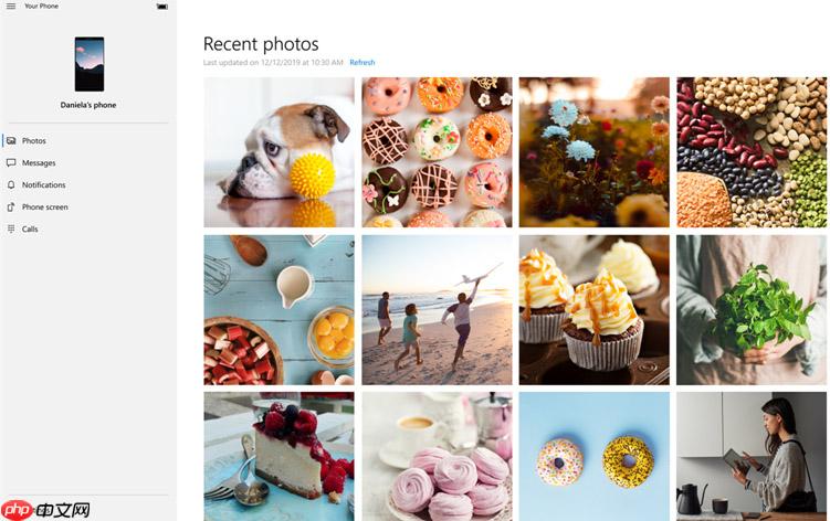 Win10 Your Phone更新：可查看2000张照片