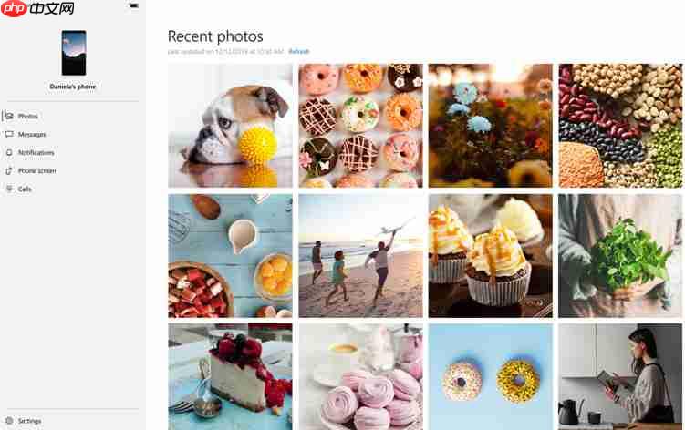 Win10 Your Phone更新：可查看2000张照片