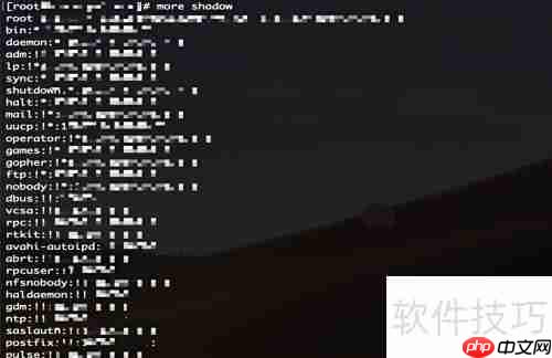 Linux查看shadow密码方法