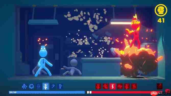 《打工火柴人》Steam抢先体验开启 物理战斗小清新