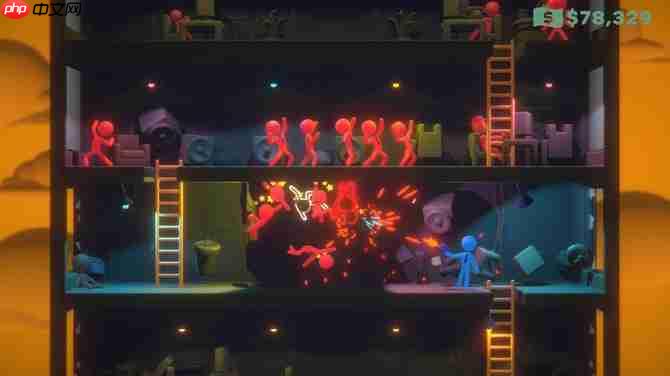 《打工火柴人》Steam抢先体验开启 物理战斗小清新