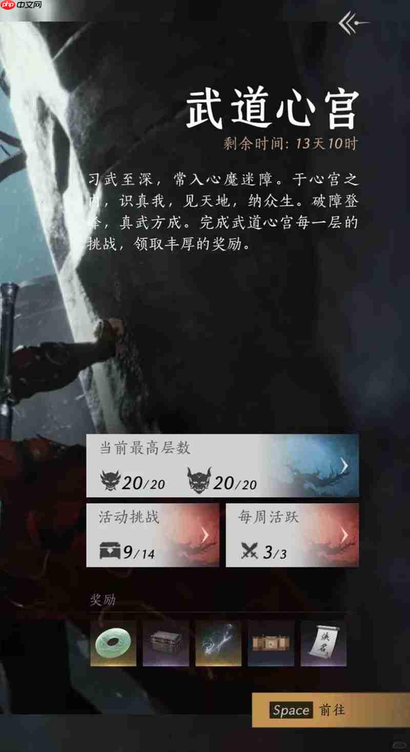 燕云十六声武道心宫怎么打 15层20层经验分享