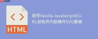 使用Vanilla JavaScript从URL获取并内联操作SVG数据