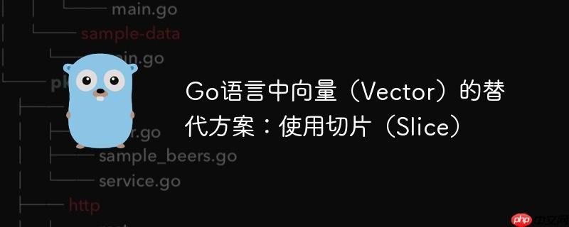 go语言中向量(vector)的替代方案:使用切片(slice)