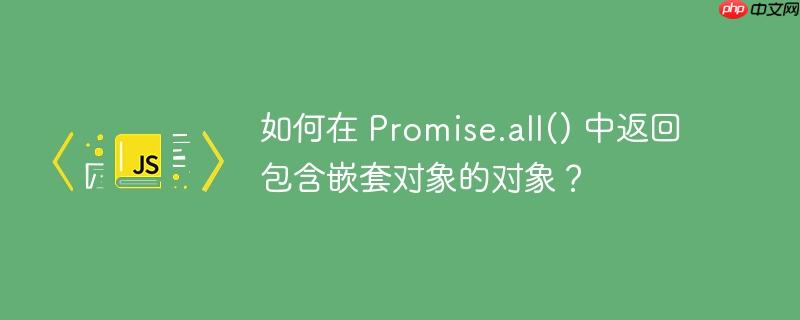 如何在 Promise.all() 中返回包含嵌套对象的对象？-小浪学习网