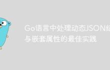 Go语言中处理动态JSON结构与嵌套属性的最佳实践