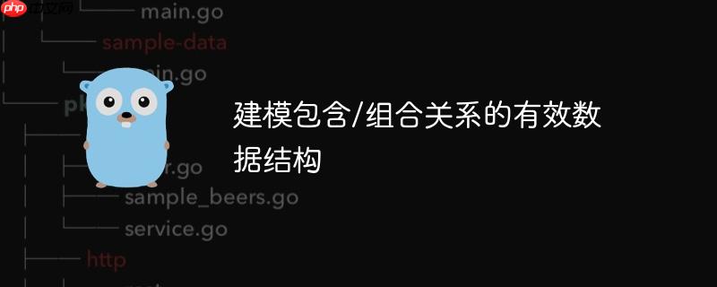 建模包含/组合关系的有效数据结构-小浪学习网