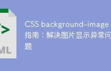 CSS background-image 使用指南：解决图片显示异常问题