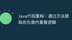 Java Code Refactoring : ??? ?? ????? ??? ? ?? ??