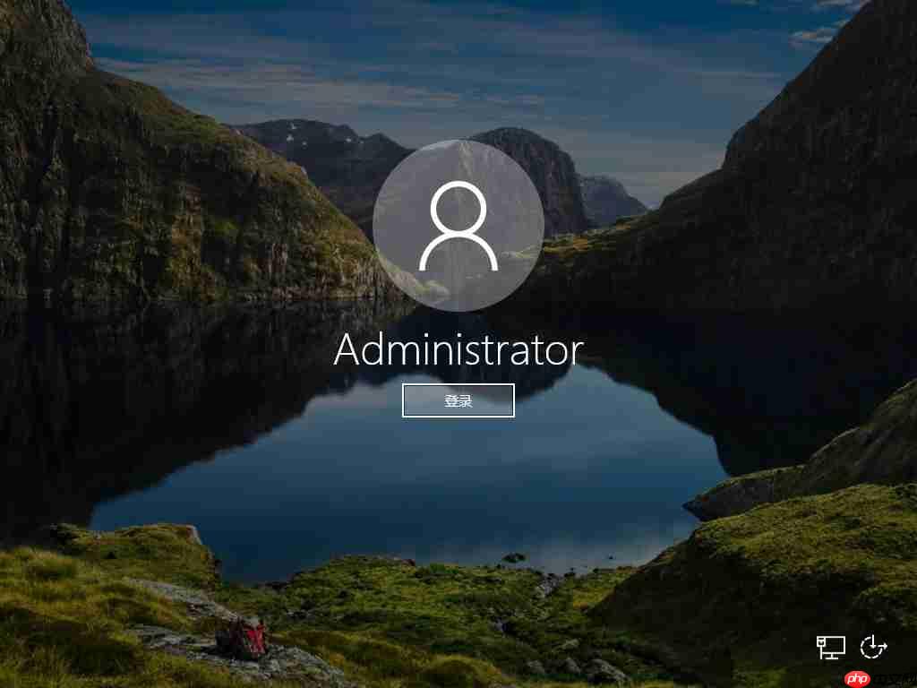 win10系统如何去除锁屏登录界面的电源按钮?