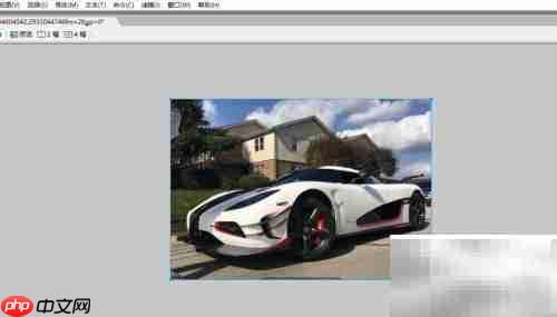 fireworks图片倾斜设置技巧