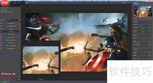 PS降噪转手绘滤镜插件分享