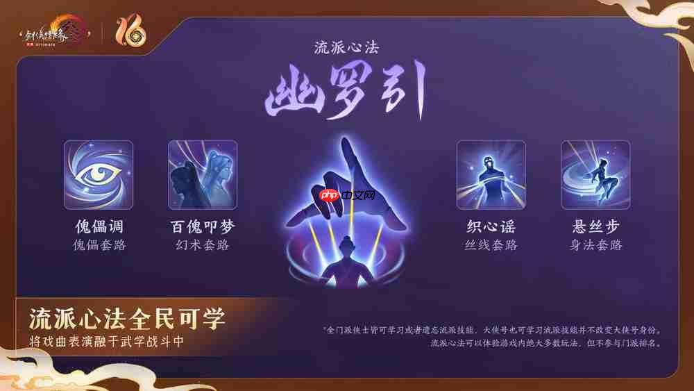 《剑网3》十六周年发布会宣布:全民流派时代开启!