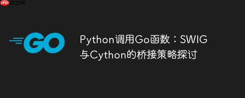 Python调用Go函数：SWIG与Cython的桥接策略探讨