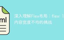 深入理解Flex布局：flex: 1与内容宽度不均的挑战