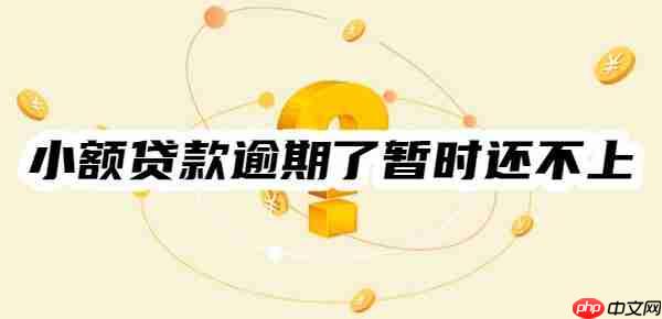 小额贷款逾期了暂时还不上怎么办？5点攻略助你渡过难关