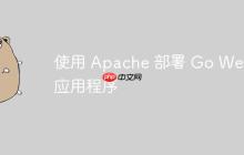使用 Apache 部署 Go Web 应用程序