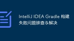 IntelliJ IDEA Gradle construction failure problem check and resolve