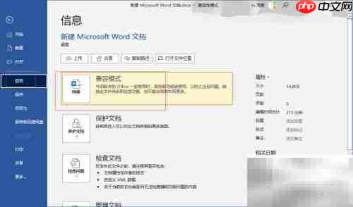 Word2021功能按钮灰色不可用