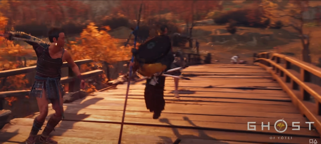 《羊蹄山之魂》全新实机演示公开：长枪一材多用！