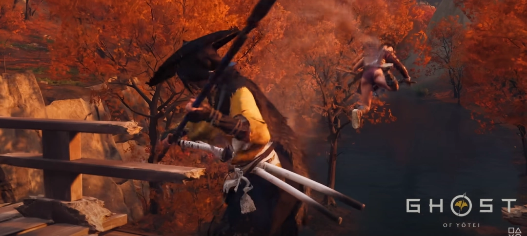 《羊蹄山之魂》全新实机演示公开：长枪一材多用！