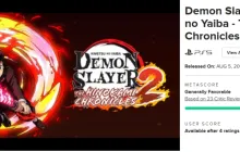 《鬼灭之刃：火神血风谭2》M站均分76 IGN7分称合格续作！