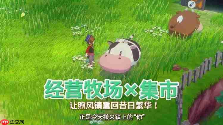 《牧场物语 来吧!风之繁华集市》今日正式发售!公开最新宣传影片及发售纪念插画!