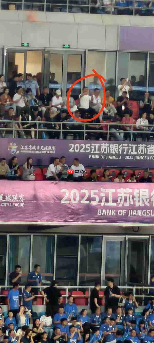 刘强东今晚现身苏超赛场 为宿迁队加油助威