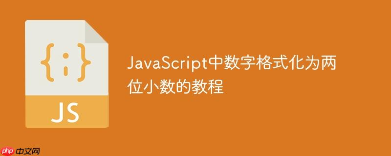 JavaScript中数字格式化为两位小数的教程
