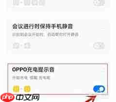 oppo充电提示音怎么取消