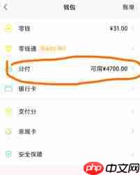 如何开通微信分付借款
