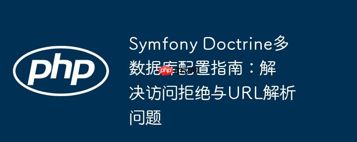 Symfony Doctrine多数据库配置指南：解决访问拒绝与URL解析问题