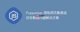 Puppeteer 爬取网页数据返回空数组问题解决方案