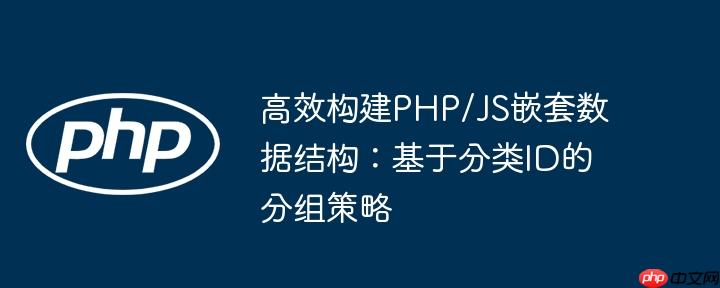 高效构建PHP/JS嵌套数据结构：基于分类ID的分组策略
