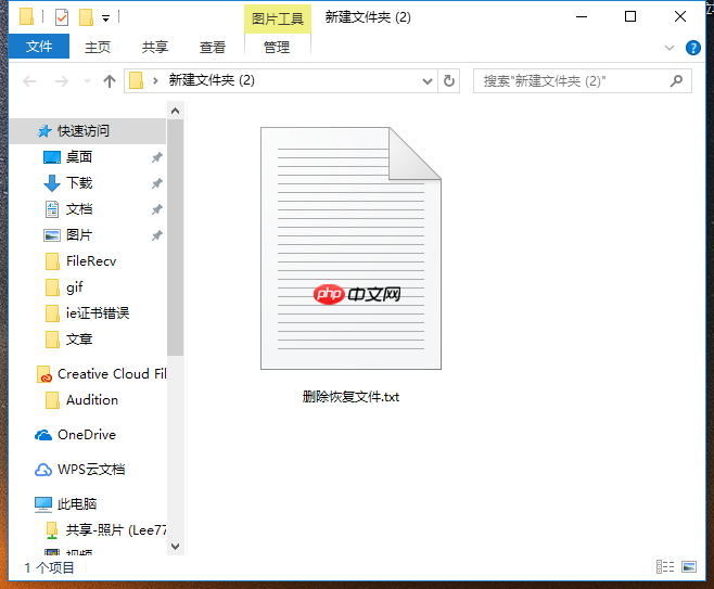 怎么恢复删除的文件?