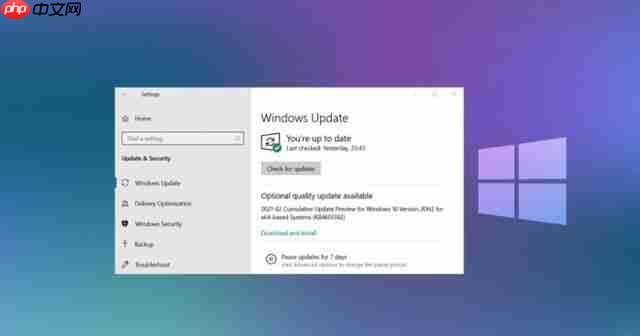 Win10 20H1/20H2获可选更新:修复IE内存泄漏等问题