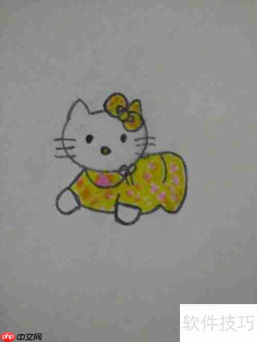 Hello Kitty绘画教程三