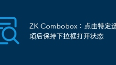 ZK Combobox: Keep the drop-down box open after clicking a specific option