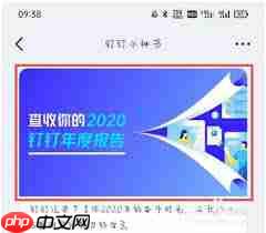 怎样查看钉钉年度报告
